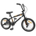 vidaXL BMX Bicykel 16 Palcov pre deti vo veku 5-8 rokov Čierna