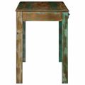 vidaXL Písací stôl Hnedá 112 x 55 x 76 cm Masívne obnovené drevo