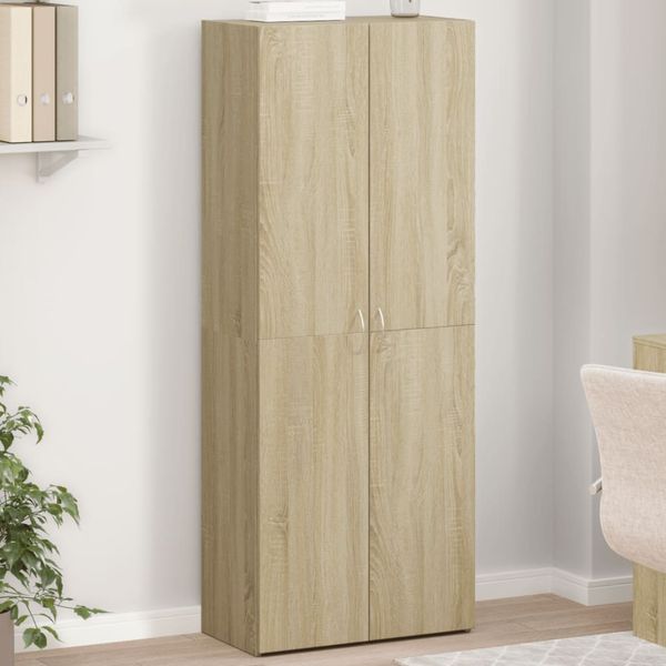vidaXL Kartotéka dub sonoma 60x32x153 cm kompozitné drevo