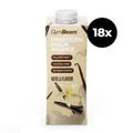 25g Protein Milkshake - GymBeam, vanilka, 18 x 250 ml