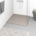 vidaXL Sprchová vanička SMC hnedá 90x80 cm