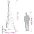 vidaXL LED vianočný stromček 525 LED farebné 302 cm