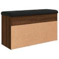 vidaXL Lavička na topánky hnedý dub 82x32x45,5 cm kompozitné drevo