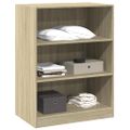 vidaXL Šatník dub sonoma 77x48x102 cm kompozitné drevo