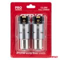 LED žiarovky FULL CANBUS PY21W 2x1860 SMD jantárová 12V 24V AMIO-03604