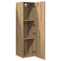 vidaXL TV skrinka dub artisan 30,5x30x110 cm kompozitné drevo