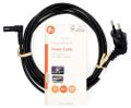NEDIS napájecí kabel pro adaptéry/ Euro zástrčka - konektor IEC-320-C1/ úhlový-úhlový/ dvoulinka/ černý/ bulk/ 2m Kabel, napájecí, zástrcka Euro na IEC-320-C1, dvoulinka, úhlový, 2m, cerný