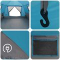 vidaXL Okamžitý stan odolný voči vode 4-miestny Modrá