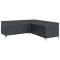 vidaXL Obal na nábytok 270 x 270 x 80 cm 600D Oxford tkanina Tvar L