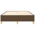 vidaXL Posteľný rám s boxspringom tmavohnedá 140x190 cm látka