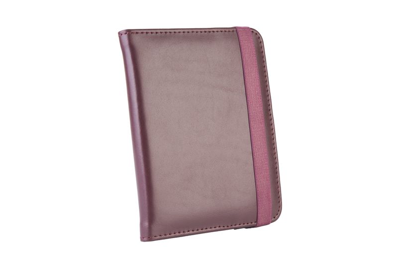 C-TECH PROTECT puzdro z pravej kože pre 6'' zariadenie, RLC-02, bordó (Onyx Boox Go 6 a Poke 5)