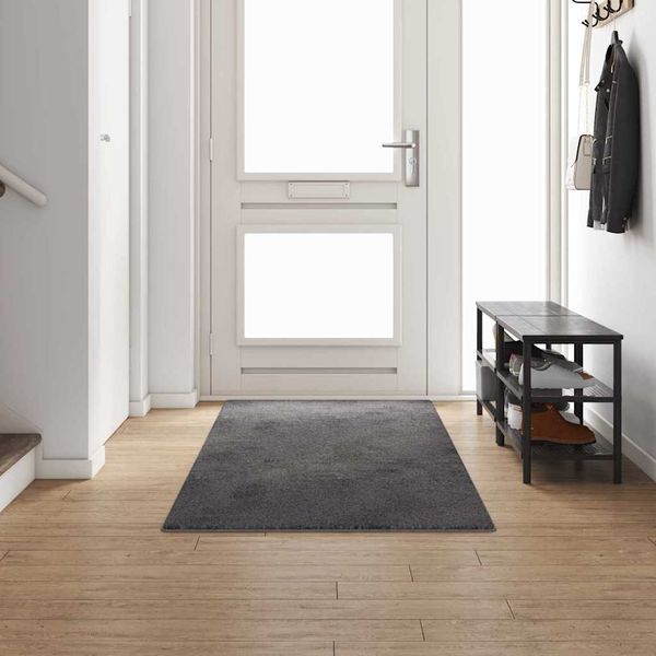 vidaXL Behúň koberec Sivá 100 x 300 cm 100% Polypropylén Tuft