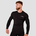 Kompresné tričko s dlhým rukávom High Black - GymBeam, veľkosť XL