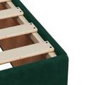 vidaXL Posteľný rám boxsping s matracom tmavozelený 120x200 cm zamat