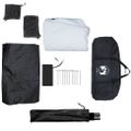 VidaXL Family Stan Cabin 6-person White Blackout Fabric Waterproof