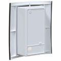 vidaXL Exteriérové nástenné svietidlo Čierna 23,5 x 9 x 26 cm