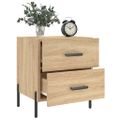 vidaXL Nočné stolíky 2 ks dub sonoma 40x35x47,5 cm kompozitné drevo