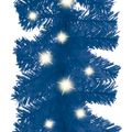 vidaXL Vianočná girlanda s LED svetielkami 10 m modrá