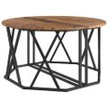 vidaXL Konferenčný stolík Staré drevo 80 x 80 x 42 cm