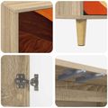 vidaXL TV skrinka BONN 102 x 33 x 50 cm Sonoma Kompozitné drevo