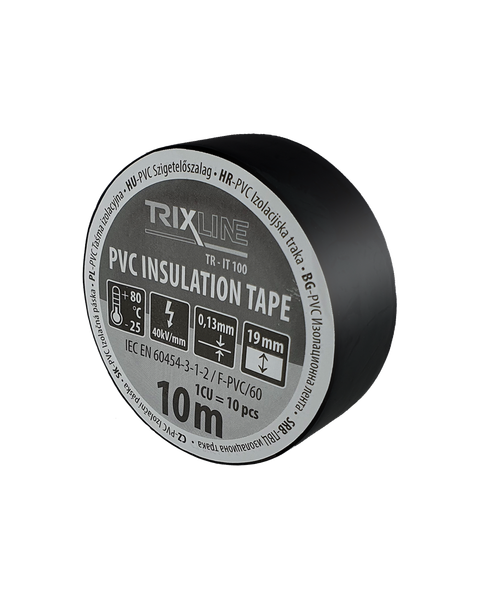 PVC izolačná páska TR-IT 100 10m, 0,13mm čierna TRIXLINE