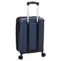 vidaXL Kufor so zámkom Tmavo modrá 34 x 23 x 55.5 cm ABS plast