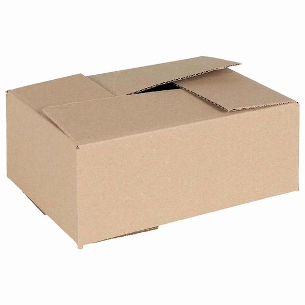 vidaXL Skladací box 50 pcs Prírodná 25 x 17,5 x 10 cm Kartón