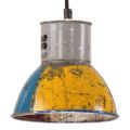 vidaXL Industriálna okrúhla závesná lampa 25 W farebná 17 cm E27