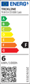 LED žiarovka Trixline 6W C35 E14 studená biela 3 PACK