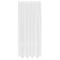 vidaXL Čipková záclona Biela 200 x 150 cm Polyester