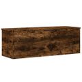 vidaXL Úložný box dymový dub 102x35x35 cm kompozitné drevo