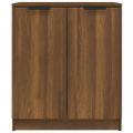 vidaXL Komody 2 ks hnedý dub 60x30x70 cm spracované drevo