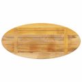 vidaXL Stolová doska 80x40x3,8 cm oválna masívny mangovník