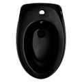 Čierný keramický závesný bidet
