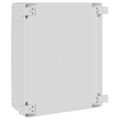 vidaXL Ovládacia skriňa Sivá 47 x 17,5 x 50 cm ABS plast