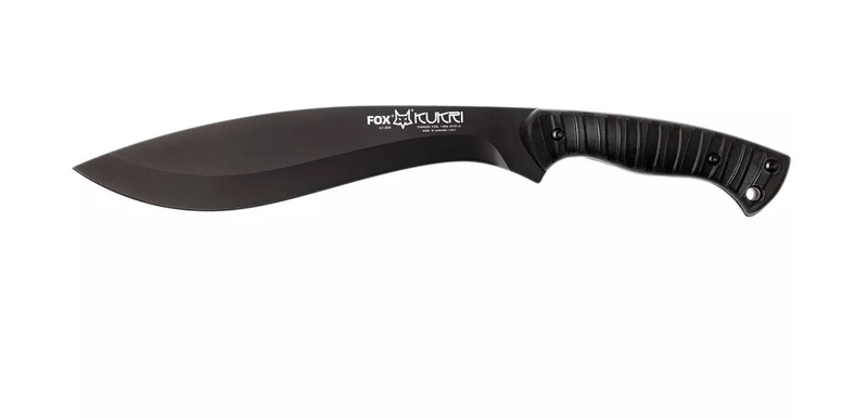 FOX Knives 658 Kukri mačeta 26 cm, čierna, FRN, kožené puzdro