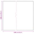 vidaXL Priehľadná plachta s okami 12x12 m Polyetylén