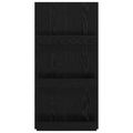 vidaXL Regál na časopisy Čierny dub 51 x 11 x 102 cm Kompozitné drevo