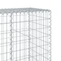 vidaXL Gabiónový kôš s krytom 500x50x200 cm pozinkované železo