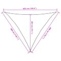 vidaXL Tieniaca plachta 160 g/m² modrá 3x3x4,2 m HDPE