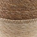 vidaXL Kvetináč s uchami 2 ks Biela Ø 22 x 20 cm 100% Morská tráva
