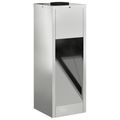 vidaXL Solárna LED chodníková lampa 2 ks Teplá biela 18 x 18 x 50 cm