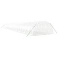 vidaXL Fóliovník s oceľovým rámom biely 96 m² 24x4x2 m