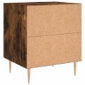 vidaXL Nočné stolíky 2 ks dymový dub 40x35x47,5 cm kompozitné drevo