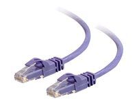 Patch kábel - RJ-45 (M) do RJ-45 (M) - 3 m - UTP - CAT 6 - lisovaný, prevedenie bez hrbolčekov, lišta - purpurová
