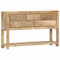 vidaXL Komoda z mangovníkového dreva 120x30x75 cm