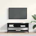 vidaXL Zostava TV skriniek 100 x 35 x 45 cm Čierny dub
