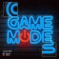 Forever Light Neon PLEXI LED GAME MODE modrá červená FPNE38