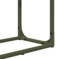 vidaXL Stojan na palivové drevo olivovo zelená 60x25x90 cm