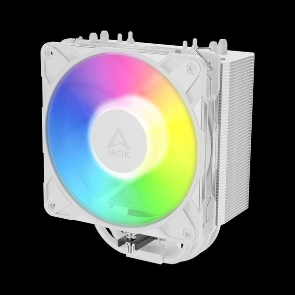 ARCTIC Freezer 36-S A-RGB (White) - Výkonný celobiely vežový chladič CPU s úchvatným podsvietením